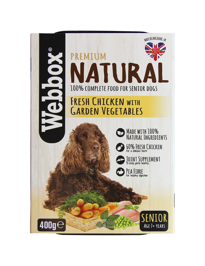 Natural senior best sale dog food